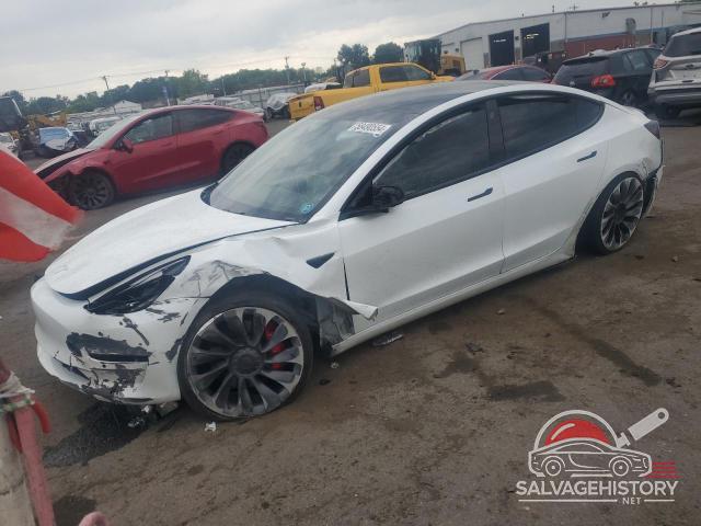 5YJ3E1EC7NF163258 2022 TESLA MODEL 3 photo no. 2