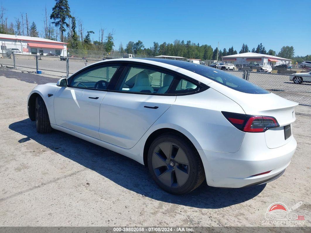 5YJ3E1EB0PF694554 2023 TESLA MODEL 3 photo no. 3