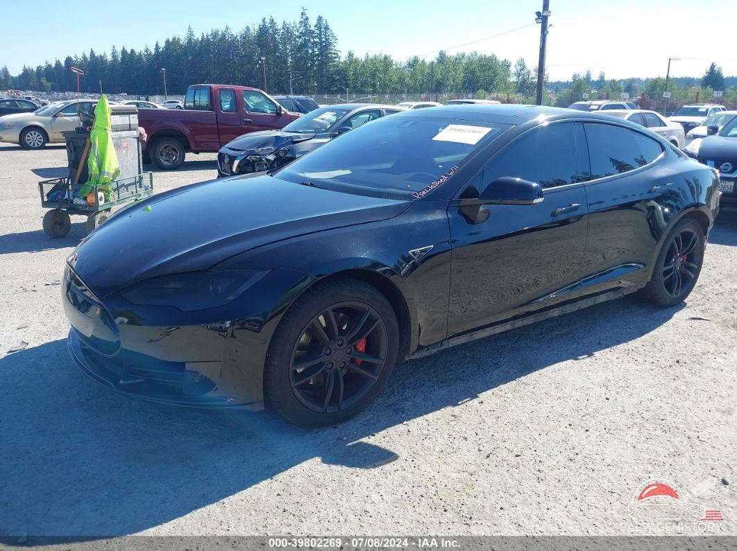 5YJSA1H22FFP75167 2015 TESLA MODEL S photo no. 2