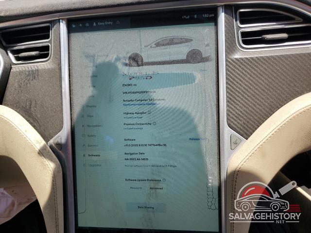 5YJSA1H23FFP77235 2015 TESLA MODEL S photo no. 9