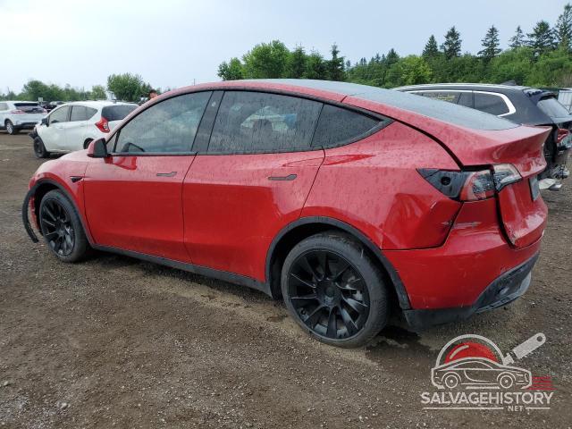 7SAYGDEE1NF384506 2022 TESLA MODEL Y photo no. 2