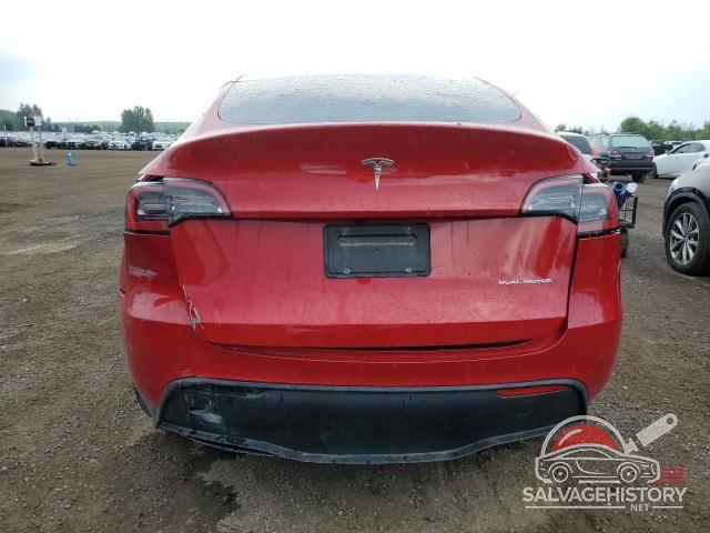 7SAYGDEE1NF384506 2022 TESLA MODEL Y photo no. 6
