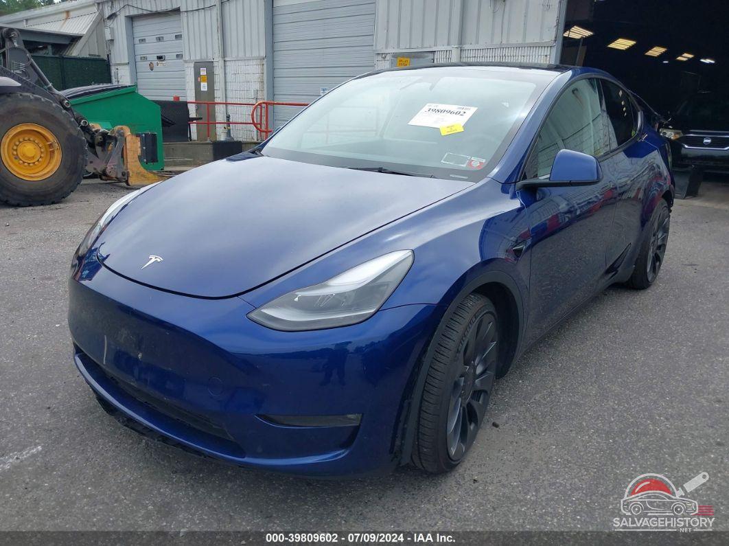 7SAYGDEF6PF834257 2023 TESLA MODEL Y photo no. 2