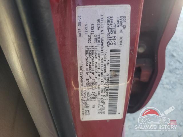 JT3HN86R920366152 2002 TOYOTA 4RUNNER photo no. 13