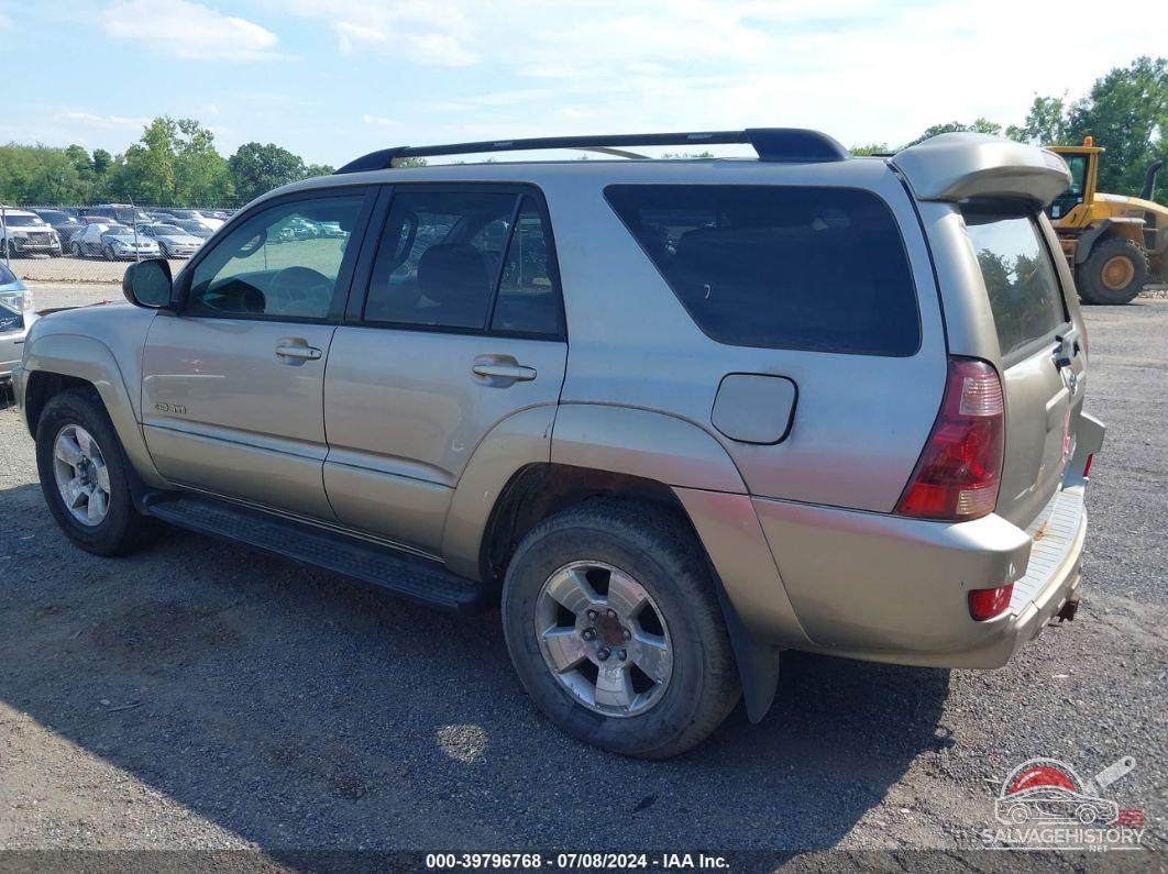 JTEBU14R350061356 2005 TOYOTA 4RUNNER photo no. 3