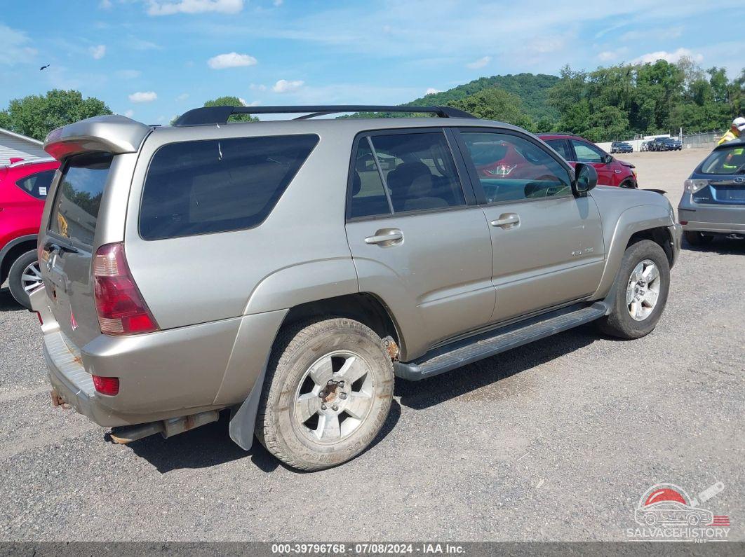 JTEBU14R350061356 2005 TOYOTA 4RUNNER photo no. 4