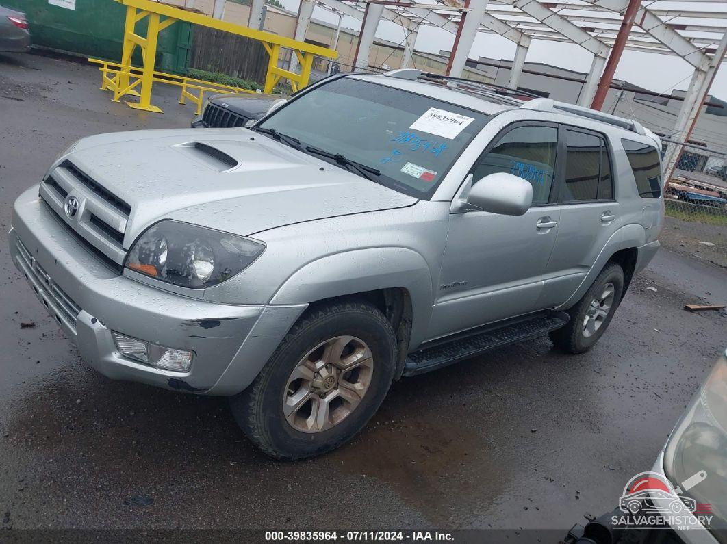 JTEBU14R558041630 2005 TOYOTA 4RUNNER photo no. 2