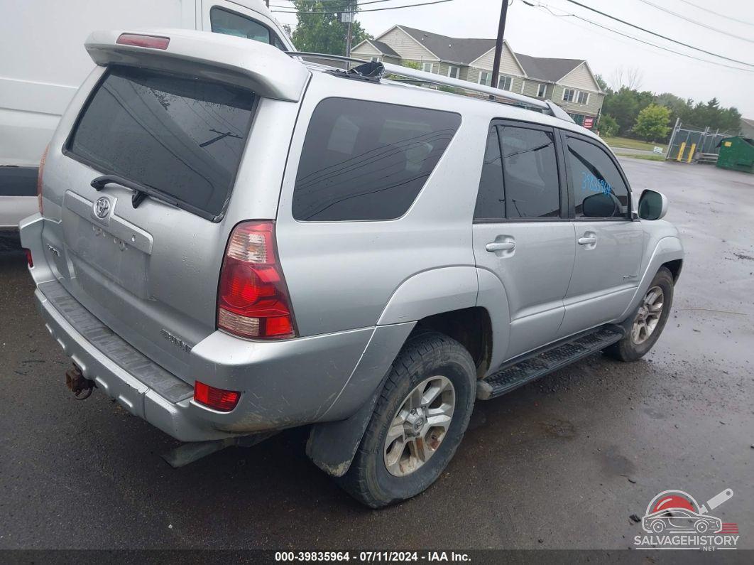 JTEBU14R558041630 2005 TOYOTA 4RUNNER photo no. 4