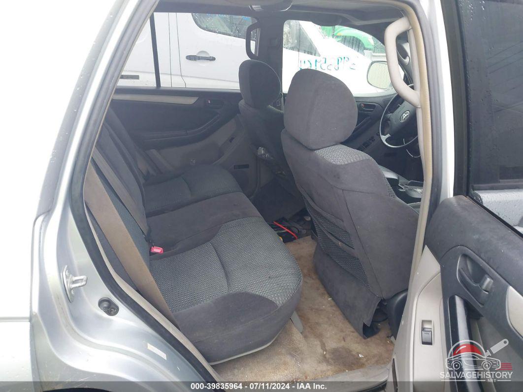 JTEBU14R558041630 2005 TOYOTA 4RUNNER photo no. 8