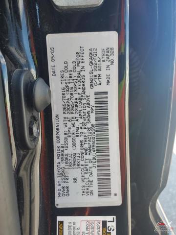 JTEBU14R950072698 2005 TOYOTA 4RUNNER photo no. 13