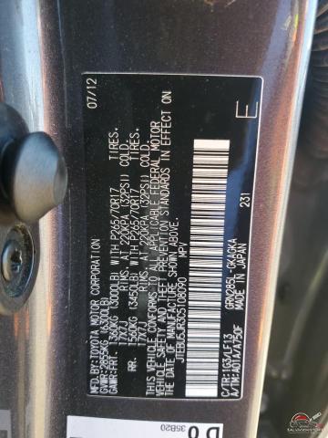 JTEBU5JR3C5108090 2012 TOYOTA 4RUNNER photo no. 13