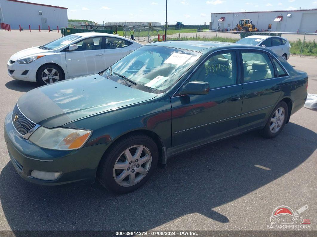4T1BF28B32U213542 2002 TOYOTA AVALON photo no. 2