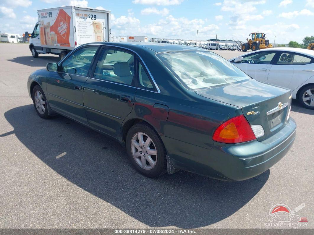 4T1BF28B32U213542 2002 TOYOTA AVALON photo no. 3