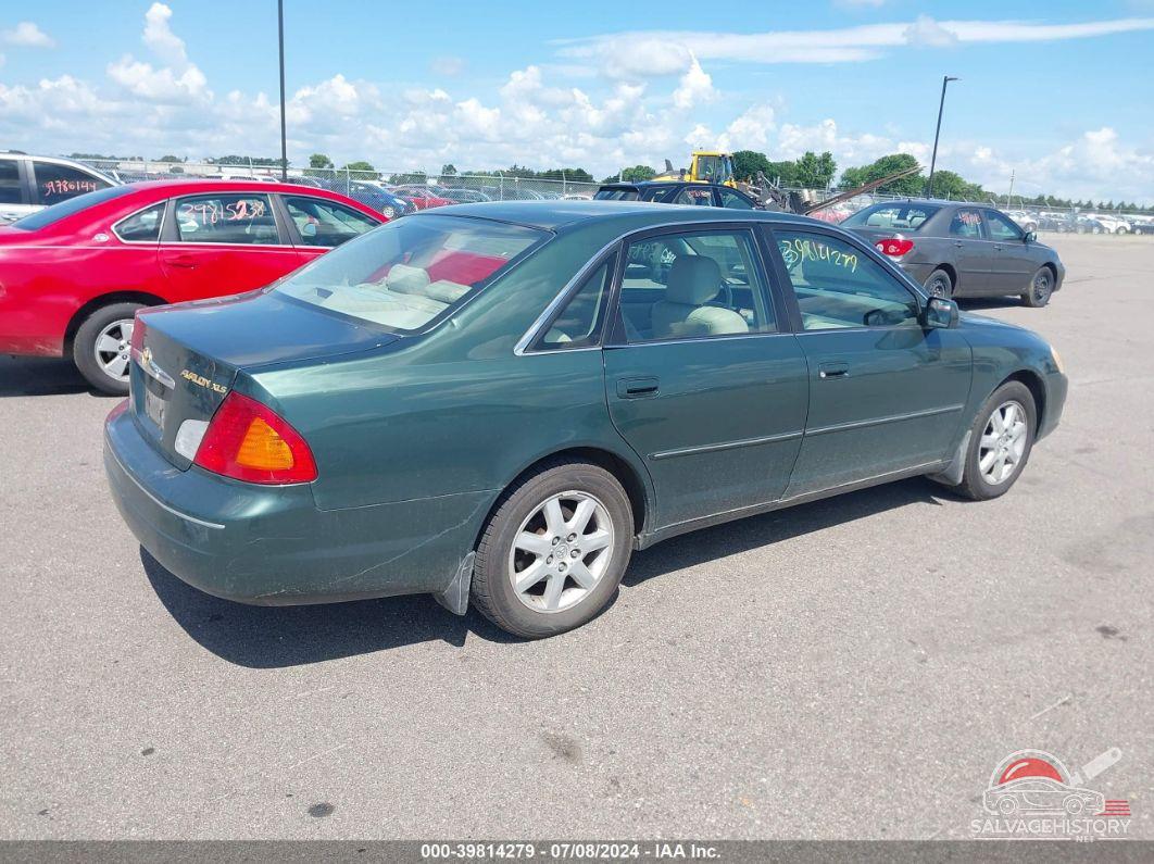4T1BF28B32U213542 2002 TOYOTA AVALON photo no. 4
