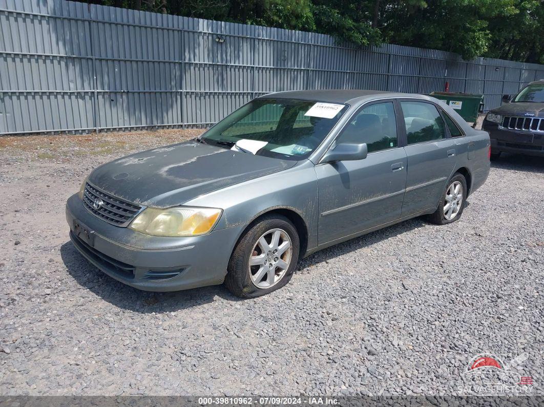 4T1BF28B93U327255 2003 TOYOTA AVALON photo no. 2