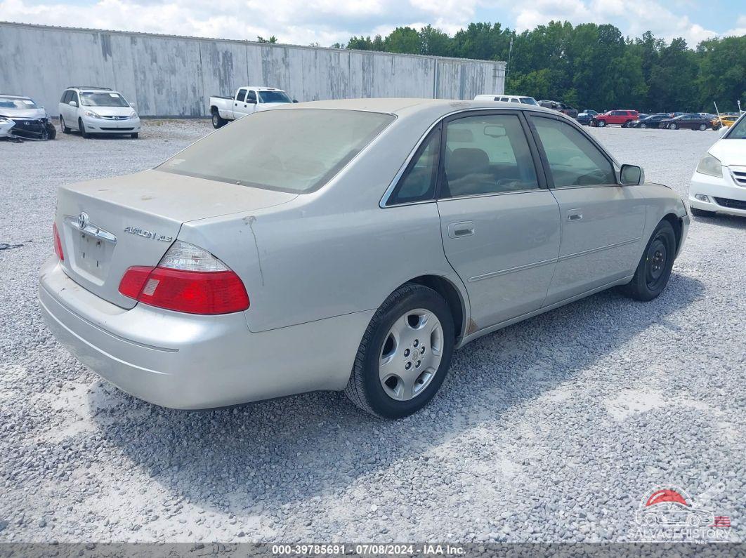 4T1BF28B14U390853 2004 TOYOTA AVALON photo no. 4