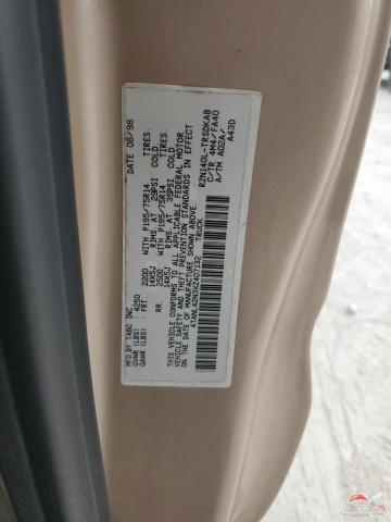 4TANL42N3XZ407132 1999 TOYOTA All Models photo no. 12