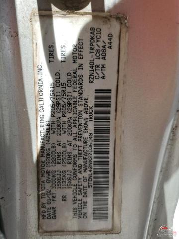 5TENL42NX2Z036049 2002 TOYOTA All Models photo no. 12