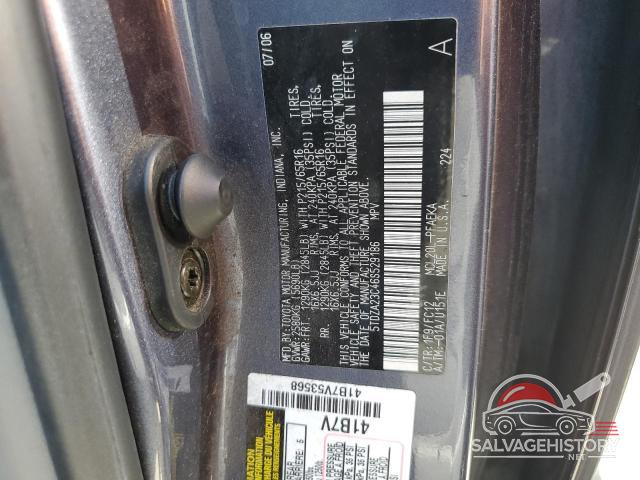 5TDZA23C46S529186 2006 TOYOTA All Models photo no. 13