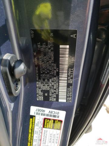 5TDZK23C88S135772 2008 TOYOTA All Models photo no. 12
