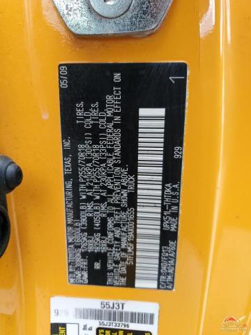5TFLM5F19AX001655 2010 TOYOTA All Models photo no. 12