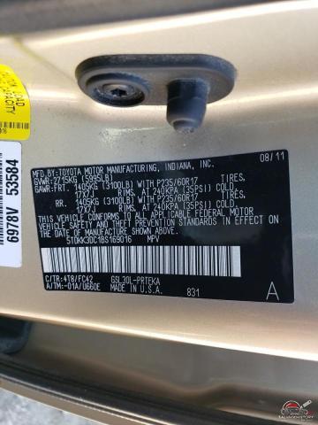 5TDKK3DC1BS169016 2011 TOYOTA All Models photo no. 13