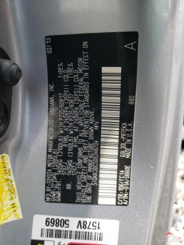 5TDKK3DC5DS346704 2013 TOYOTA All Models photo no. 14
