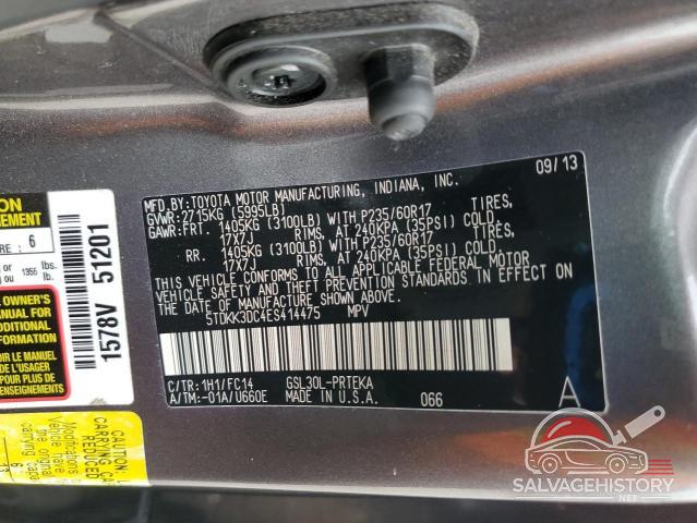 5TDKK3DC4ES414475 2014 TOYOTA All Models photo no. 13