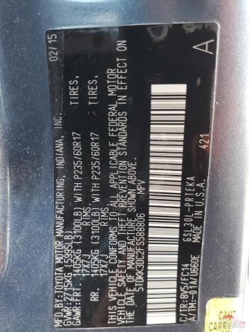 5TDKK3DC2FS588806 2015 TOYOTA All Models photo no. 13