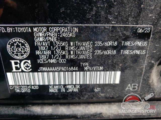 JTMAAAAA5PA016844 2023 TOYOTA BZ4X XLE photo no. 14