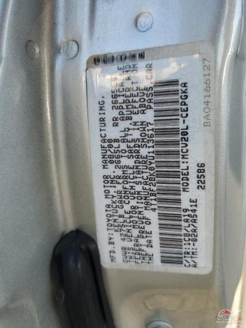 4T1BF28K0YU113617 2000 TOYOTA CAMRY photo no. 12