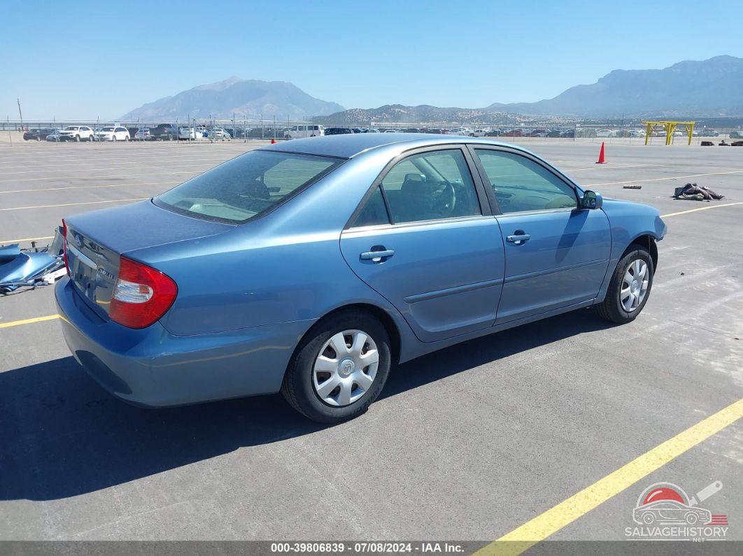 JTDBE32K920025069 2002 TOYOTA CAMRY photo no. 4