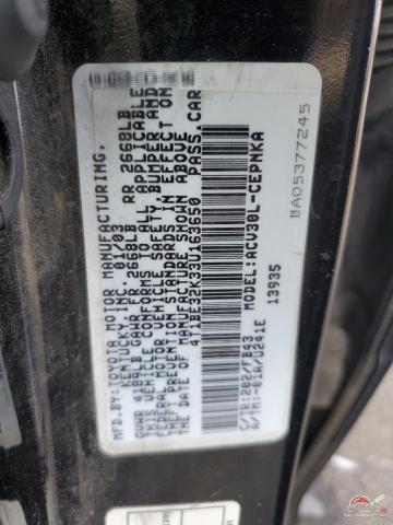 4T1BE32K33U163650 2003 TOYOTA CAMRY photo no. 12