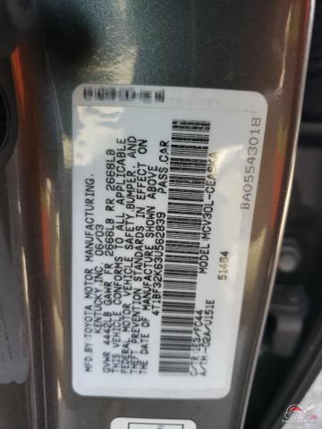 4T1BF32K63U562839 2003 TOYOTA CAMRY photo no. 12