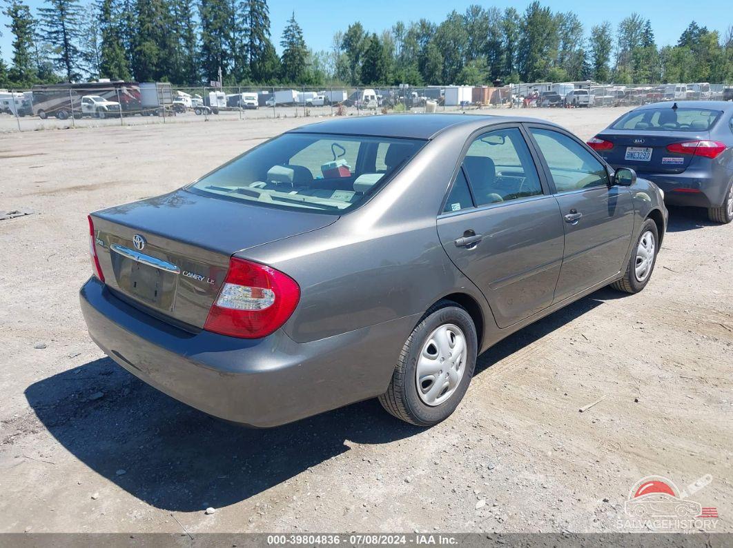 JTDBE32KX40274435 2004 TOYOTA CAMRY photo no. 4