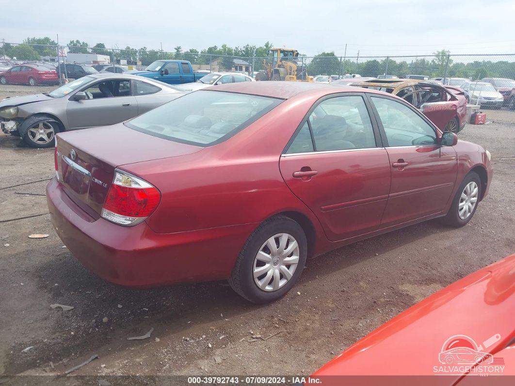 4T1BE32K35U017476 2005 TOYOTA CAMRY photo no. 4