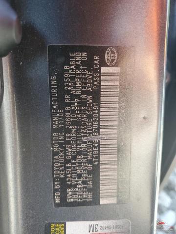 4T1BE46K87U620491 2007 TOYOTA CAMRY photo no. 12