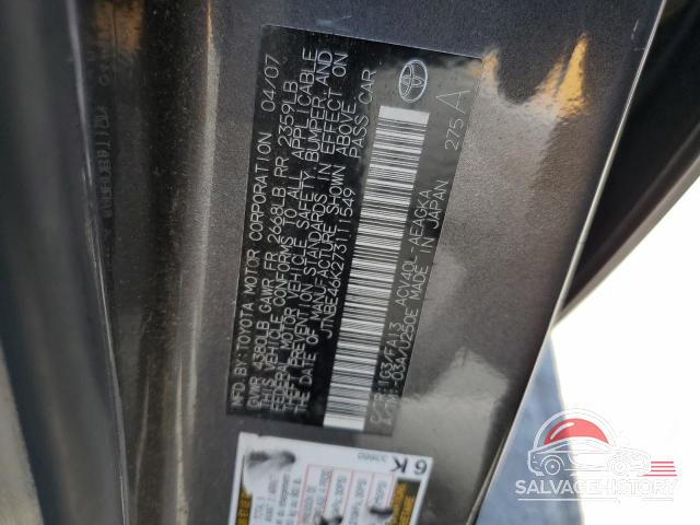 JTNBE46K273111549 2007 TOYOTA CAMRY photo no. 12