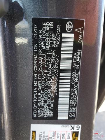 JTNBK46K573023247 2007 TOYOTA CAMRY photo no. 12