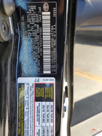 4T1BF1FK5CU114283 2012 TOYOTA CAMRY photo no. 12