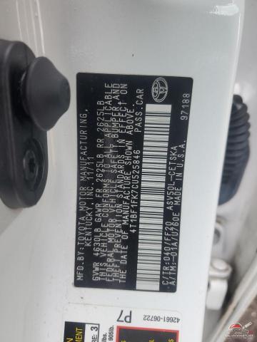 4T1BF1FK7CU525846 2012 TOYOTA CAMRY photo no. 12