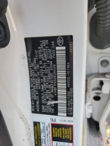 4T4BF1FK5CR266568 2012 TOYOTA CAMRY photo no. 12