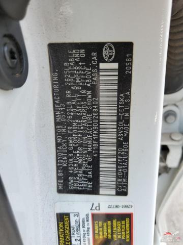 4T1BF1FK9DU268402 2013 TOYOTA CAMRY photo no. 12