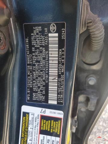 4T1BF1FKXDU214476 2013 TOYOTA CAMRY photo no. 12
