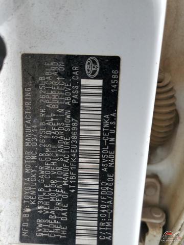 4T1BF1FK4EU386987 2014 TOYOTA CAMRY photo no. 12