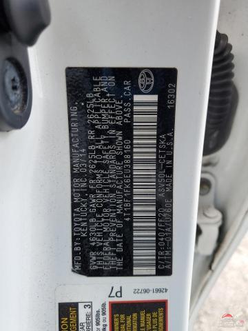 4T1BF1FK6EU388160 2014 TOYOTA CAMRY photo no. 13