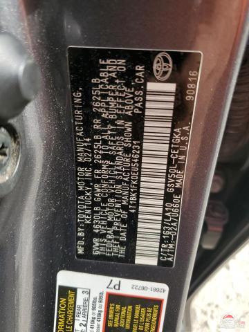 4T1BK1FK0EU546231 2014 TOYOTA CAMRY photo no. 13