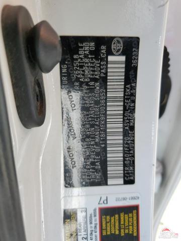 4T1BF1FK9FU036952 2015 TOYOTA CAMRY photo no. 12