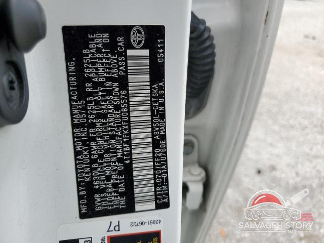 4T1BF1FKXFU085576 2015 TOYOTA CAMRY photo no. 12