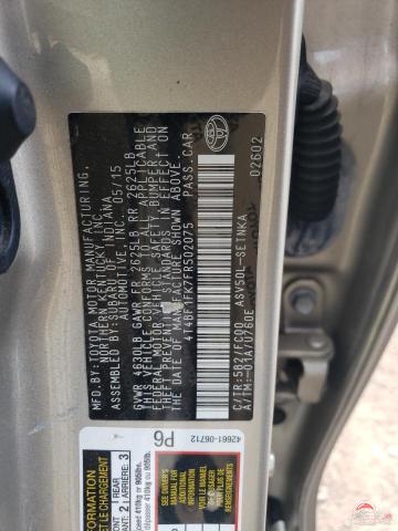 4T4BF1FK7FR502075 2015 TOYOTA CAMRY photo no. 12